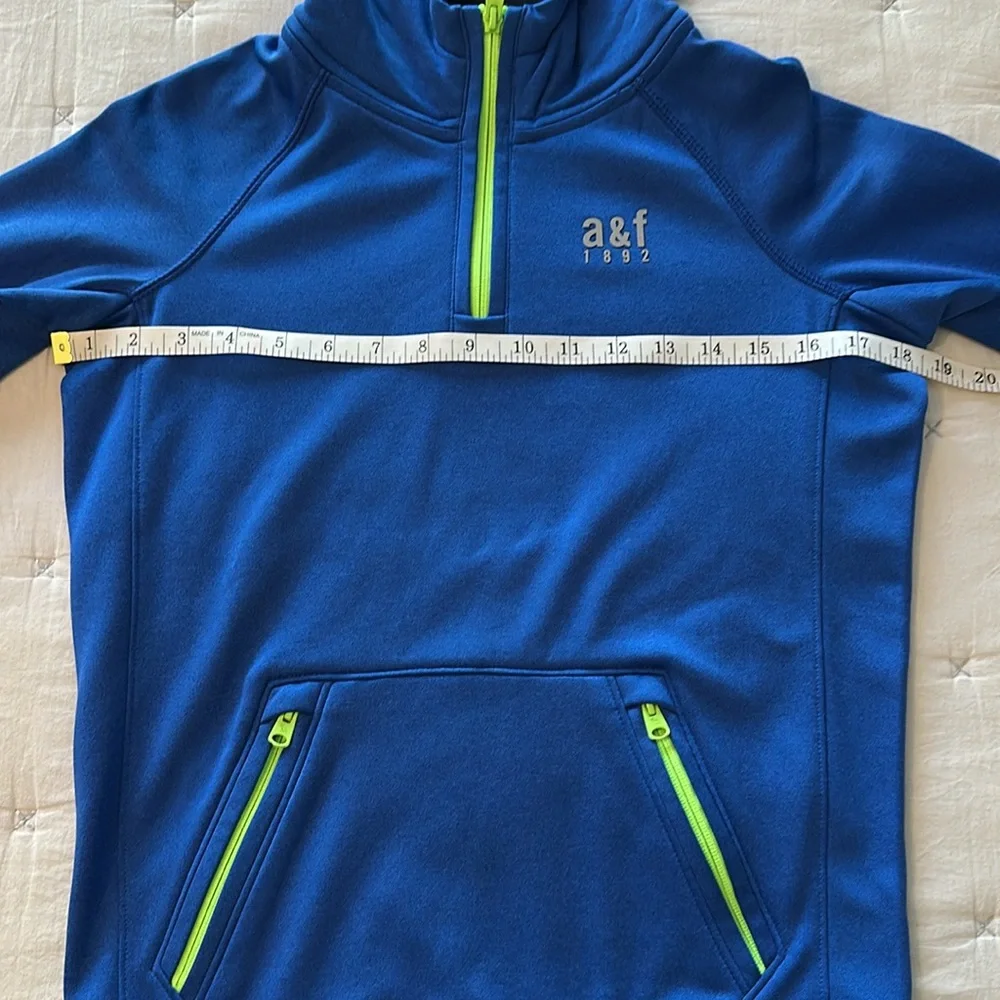 Boy’s Abercrombie & Fitch Blue Jacket with Neon Trim